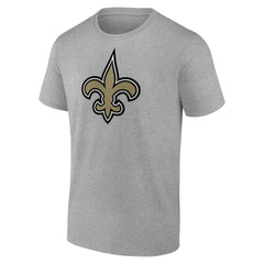 New Orleans Saints Primary Logo T-Shirt - Heather Gray sale