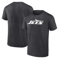 New York Jets Primary Logo T-Shirt - Heather Charcoal outlet
