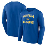 Golden State Warriors Victory Arch Team Long Sleeve T-Shirt sale - Royal on sale
