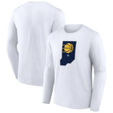 Indiana Pacers Alternate Logo Long Sleeve T-Shirt - White outlet
