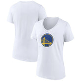 Golden State Warriors Women's Alternate Logo V-Neck T-Shirt sale - White discount