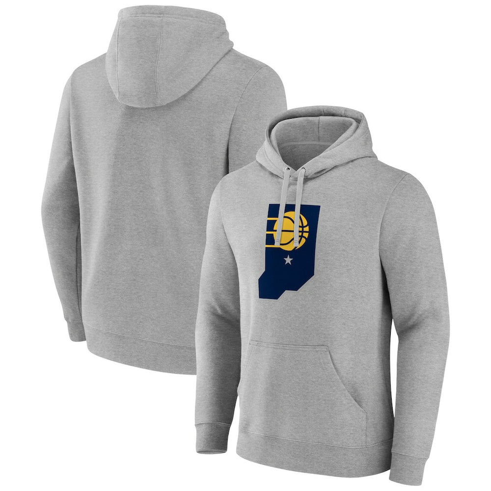 Indiana Pacers Alternate Logo Pullover Hoodie - Gray on sale