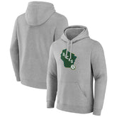 Milwaukee Bucks Alternate Logo Pullover Hoodie - Gray shop