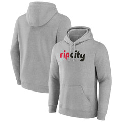 Portland Trail Blazers Alternate Logo Pullover Hoodie - Gray on sale