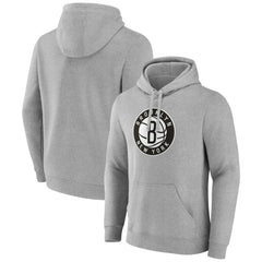 Brooklyn Nets Alternate Logo Pullover Hoodie - Gray discount
