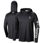 Colorado Rockies Terminal Tackle Long Sleeve Hoodie T-Shirt Black
