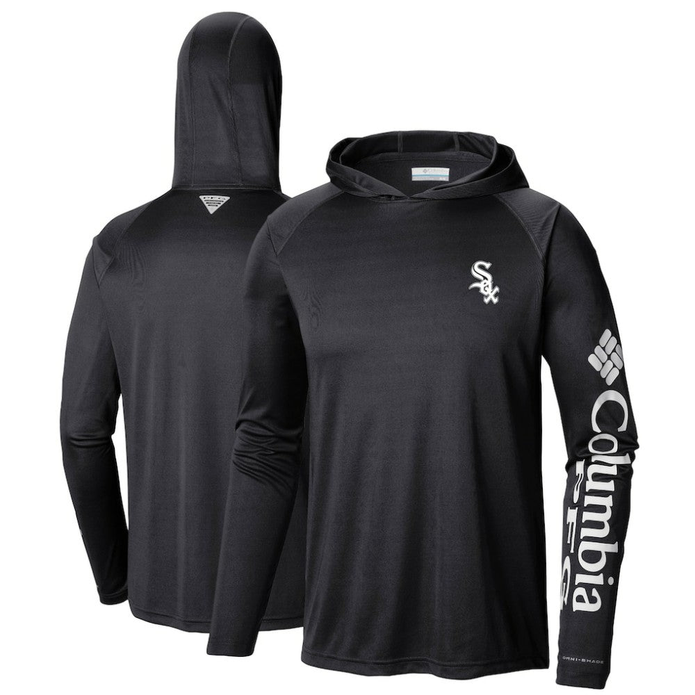 Chicago White Sox Terminal Tackle Long Sleeve Hoodie T-Shirt Black