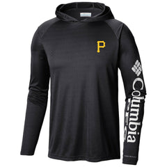 Pittsburgh Pirates Terminal Tackle Long Sleeve Hoodie T-Shirt Black