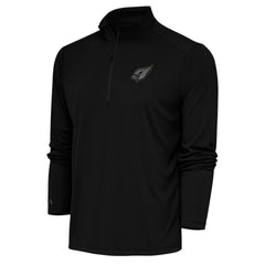 Arizona Cardinals Antigua Tonal Logo Tribute Quarter-Zip Pullover Top - Black sale