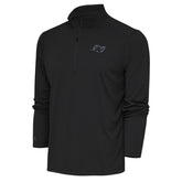 Tampa Bay Buccaneers Antigua Tonal Logo Tribute Quarter-Zip Pullover Top - Charcoal for sale
