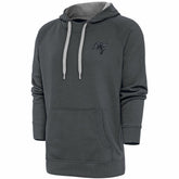 Tampa Bay Buccaneers Antigua Tonal Logo Victory Pullover Hoodie - Charcoal discount