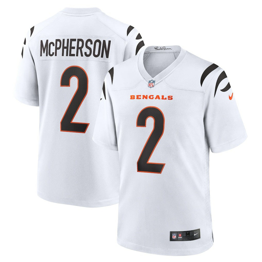 Evan McPherson Cincinnati Bengals Game Player Jersey - White for sale