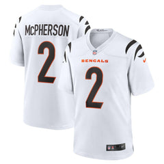 Evan McPherson Cincinnati Bengals Game Player Jersey - White for sale