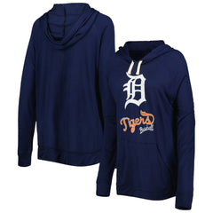 Detroit Tigers Touch Women's Pre-Game Raglan Pullover Hoodie Navy