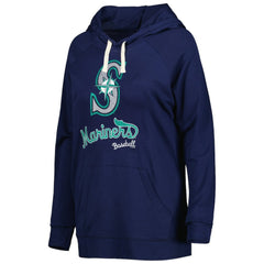 Seattle Mariners Touch Women's Pre-Game Raglan Pullover Hoodie Navy