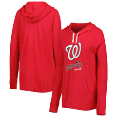 Washington Nationals Touch Women's Pre-Game Raglan Pullover Hoodie Red