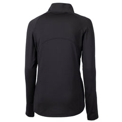 Atlanta Falcons Cutter & Buck Women's Throwback Logo Adapt Eco Knit Stretch Recycled Half-Zip Pullover Top - Black on sale