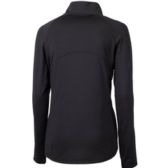 New England Patriots Cutter & Buck Women's Throwback Logo Adapt Eco Knit Stretch Recycled Half-Zip Pullover Top - Black on sale