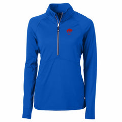 Buffalo Bills Cutter & Buck Women's Throwback Logo Adapt Eco Knit Stretch Recycled Half-Zip Pullover Top - Royal discount