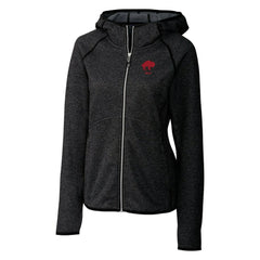 Buffalo Bills Cutter & Buck Women's Throwback Logo Mainsail Full-Zip Jacket - Heather Charcoal for sale