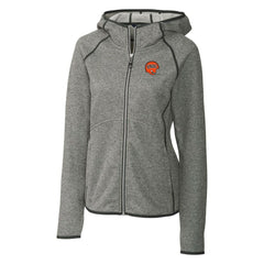 Cincinnati Bengals Cutter & Buck Women's Throwback Logo Mainsail Full-Zip Jacket - Heather Gray on sale