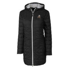 Cleveland Browns Cutter & Buck Women's Throwback Logo Rainier Primaloft Eco Full-Zip Hoodie Long Coat - Black sale