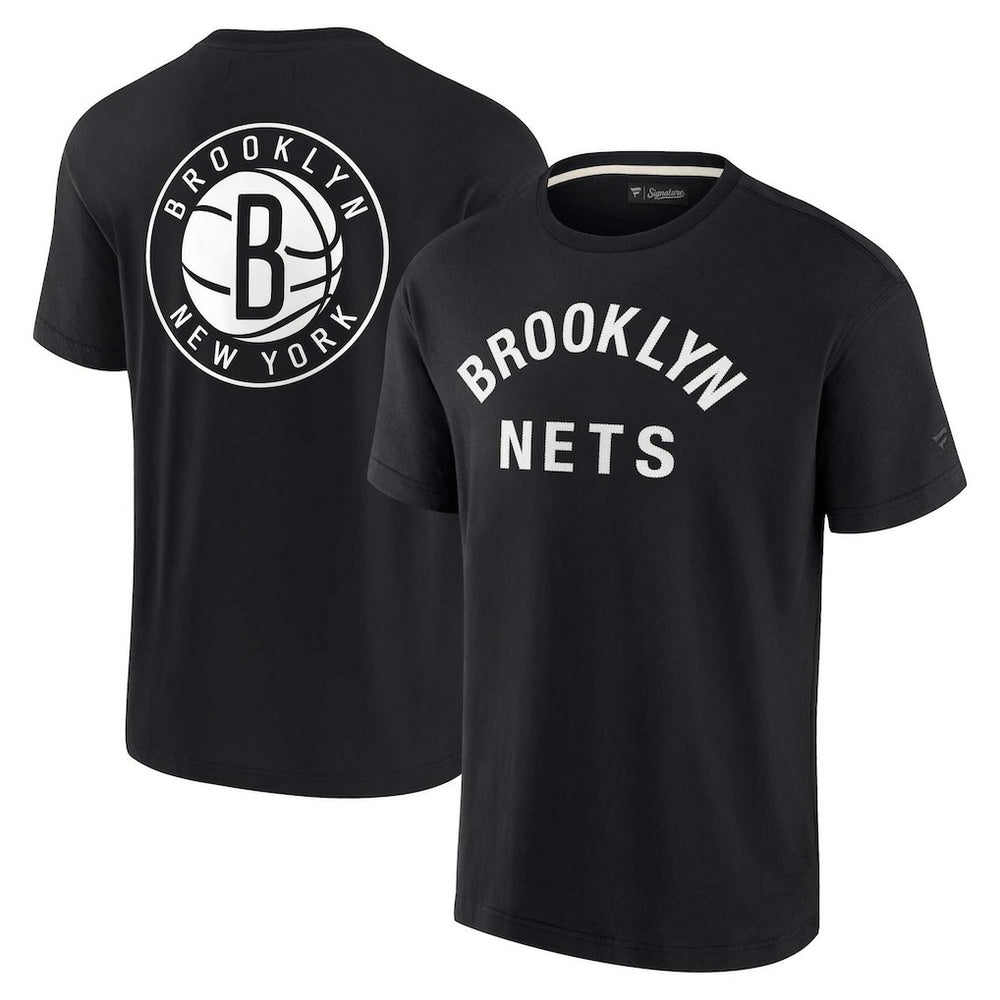 Brooklyn Nets Unisex Elements Super Soft Short Sleeve T-Shirt - Black cheap