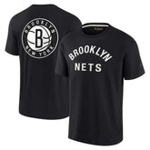 Brooklyn Nets Unisex Elements Super Soft Short Sleeve T-Shirt - Black cheap