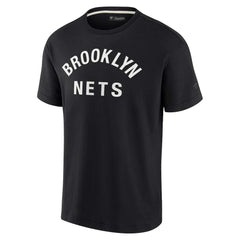 Brooklyn Nets Unisex Elements Super Soft Short Sleeve T-Shirt - Black cheap