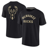 Milwaukee Bucks Unisex Elements Super Soft Short Sleeve T-Shirt - Black sale