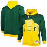 Green Bay Packers Big & Tall Big Face Pullover Hoodie - Green/Gold sale