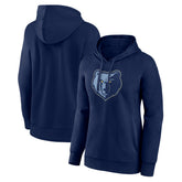 Memphis Grizzlies Women's Team Primary Logo Pullover Hoodie - Navy outlet