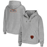 Chicago Bears WEAR by Erin Andrews Women's Team Full-Zip Hoodie - Heathered Gray online