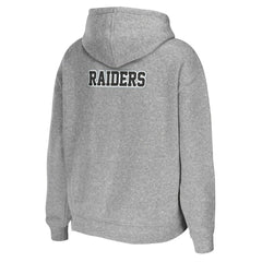 Las Vegas Raiders WEAR by Erin Andrews Women's Team Full-Zip Hoodie - Heathered Gray for sale