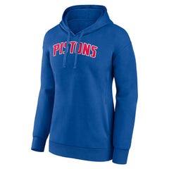 Detroit Pistons Women's Wordmark Alt Pullover Hoodie sale - Blue on sale