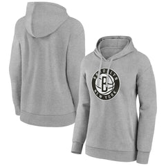 Brooklyn Nets Women's Alternate Logo Pullover Hoodie - Gray sale