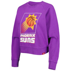 Phoenix Suns Sportiqe Women's Hardwood Classics Ashlyn Raglan Pullover Sweatshirt - Purple for sale