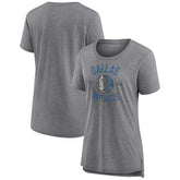 Dallas Mavericks Women's Heritage Tri-Blend T-Shirt sale - Heather Gray cheap