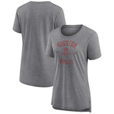 Houston Rockets Women's Heritage Tri-Blend T-Shirt - Heather Gray shop