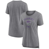 Sacramento Kings Women's Heritage Tri-Blend T-Shirt - Heather Gray discount