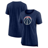 Washington Wizards Women's Distressed Logo Tri-Blend T-Shirt - Heather Navy online