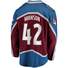 Josh Manson Colorado Avalanche Fanatics Home Breakaway Player Jersey - Burgundy Jerseys