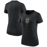 USWNT Women's Crest T-Shirt - Black online