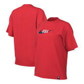 USMNT Women's Swoosh T-Shirt - Red cheap
