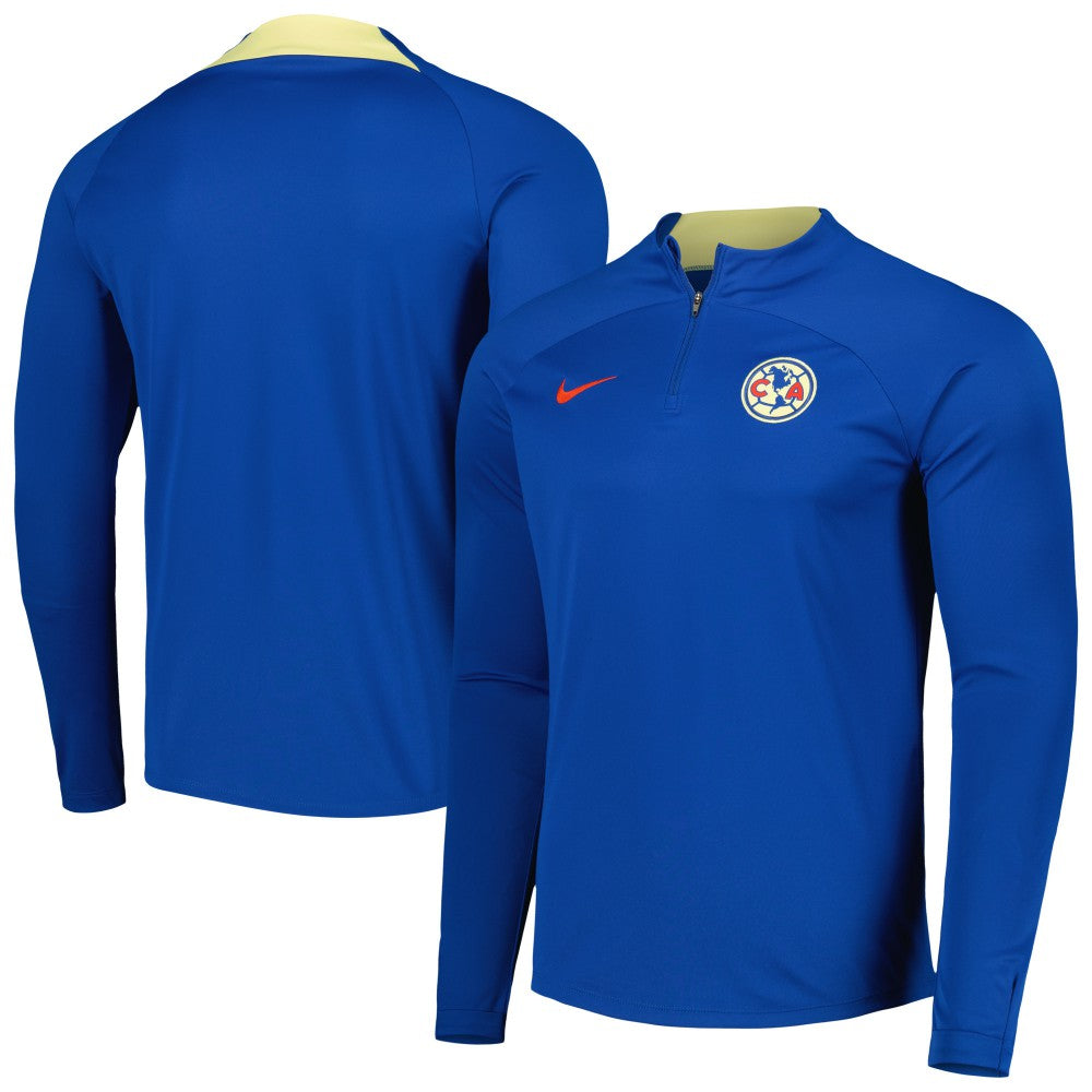 Club America Academy Pro Drill Raglan Quarter-Zip Top - Blue sale