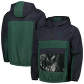 Liverpool Anorak Hoodie Quarter-Zip Jacket Discount - Green