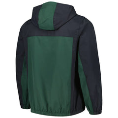 Liverpool Anorak Hoodie Quarter-Zip Jacket - Green discount