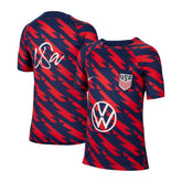 USMNT Youth 2023/24 Academy Pro Performance Pre-Match Top on sale - Red