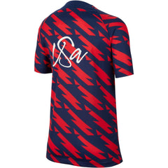 USWNT Youth 2023/24 Academy Pro Performance Pre-Match Top - Red shop