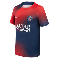 Paris Saint-Germain Youth 2023/24 Pre-Match Performance Top - Navy shop